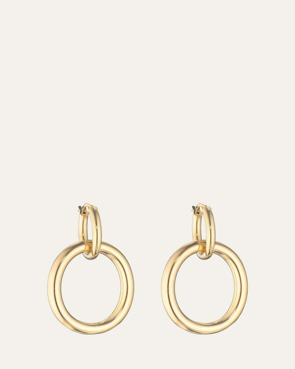 18K Yellow Gold Small Mama Earrings